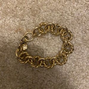 J Crew Gold Chain Bracelet